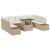 Set de canapele pentru grădină 10 pcs Bej Rattan poli GartenMobel Dekor