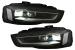 Faruri Full LED Audi A4 B8.5 Facelift  (2012-2015) Negru Semnal Dinamic A4 B9.5 Design