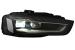 Faruri Full LED Audi A4 B8.5 Facelift  (2012-2015) Negru Semnal Dinamic A4 B9.5 Design
