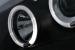 Faruri Angel Eyes negre pentru BMW Seria 1 E81 E82 E87 E88 2004-2011