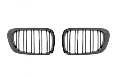 Grile centrale BMW Seria 3 E46 Coupe Cabrio 1999-2002 negru lucios