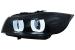 Faruri Xenon 3D Angel Eyes LED DRL BMW Seria 3 E90 E91 (2008-2011) Negru