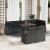 Set de canapele pentru grădină 9 pcs Negru Rattan poli GartenMobel Dekor
