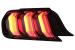 Stopuri Full LED compatibile cu Ford Mustang VI S550 (2015-2019) Fumuriu Clar Semnal Dinamic Secvential