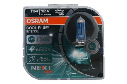 Set 2 Becuri Auto-Moto Halogen NEXT GEN Osram Cool Blue Intense H4 64193CBN-HCB 12V