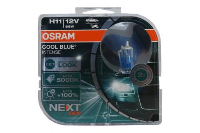 Set 2 Becuri Auto-Moto Halogen NEXT GEN Osram Cool Blue Intense H11 64211CBN-HCB 12V