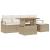 Set de canapele pentru grădină 6 pcs Bej Rattan poli GartenMobel Dekor