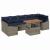 Set de canapele pentru grădină 8 pcs Gri Rattan poli GartenMobel Dekor