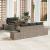Set de canapele pentru grădină 6 pcs Gri Rattan poli GartenMobel Dekor