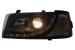 Faruri LED DRL negre pentru VW Transporter T4 1990-2003, set stanga-dreapta