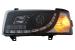 Faruri LED DRL negre pentru VW Transporter T4 1990-2003, set stanga-dreapta