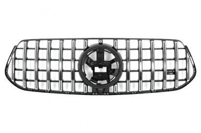 Grila Centrala Mercedes GLE SUV W167 V167 GLE Coupe C167 Sport Package (2019-06.2023) GTR Panamericana Design Negru si Crom