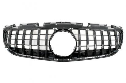 Grila Centrala Mercedes SLC-Class R172 Facelift (2016-2019) GT-R Panamericana Design Negru Lucios