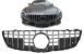 Grila Centrala Mercedes SL-Class R231 (2012-2016) GT-R Panamericana Design Negru / Chrome