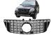 Grilă centrală Mercedes ML W164 Facelift, negru crom, design Panamericana