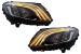 Faruri Full LED Mercedes C-Class W205 S205 (2014-2020) LHD W222 Design