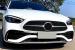 Prelungiri bara fata aero Mercedes C-Class W206 Sport Line, negru lucios