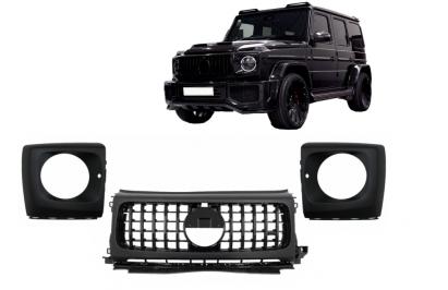 Grilă centrală cu carcase faruri Mercedes G-Class W464/W463A Panamericana