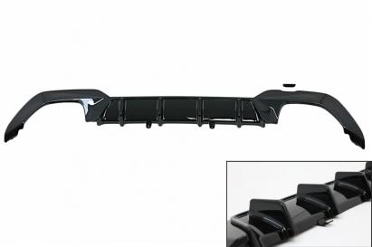 Difuzor bara spate BMW Seria 3 G20 G21 G28 M340i, negru lucios