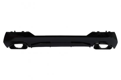Difuzor Bara Spate cu Ornamente Evacuare Negre BMW 4 Series G22 G23 M Sport (2020-up) M440i Design