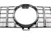 Grila Centrala Mercedes CLS W219 Facelift (2005-2008) GT-R Panamericana Design Negru Lucios & Chrome