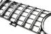 Grila Centrala Mercedes CLS W219 Facelift (2005-2008) GT-R Panamericana Design Negru Lucios & Chrome