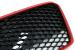 Grila Centrala Audi R8 42 (2013-2015) RS Design Negru Lucios/ Rosu