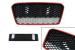 Grila Centrala Audi R8 42 (2013-2015) RS Design Negru Lucios/ Rosu