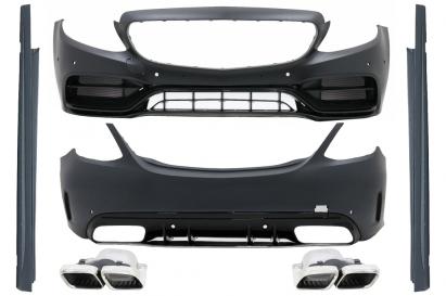 Pachet Exterior Mercedes C-Class W205 Sedan (2014-2020) C63 Design