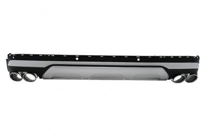 Difuzor Bara Spate Evacuare Dubla Audi Q7 SUV 4M Facelift (2020-2025)