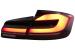 Stopuri LED BMW Seria 5 F10 (2011-2017) Rosu Negru cu Semnal Dinamic LCI G30 Design