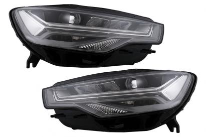 Faruri Full LED Audi A6 4G C7 (2011-2014) Facelift Design conversie de la Xenon la LED