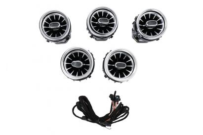 Grile de aerisire Consola Centrala 3 culori Mercedes C-Class W205 GLC SUV X253 W253 (2014-2018)