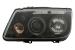 Faruri Angel Eyes negre pentru VW Bora 1998-2005 cu reglaj electric