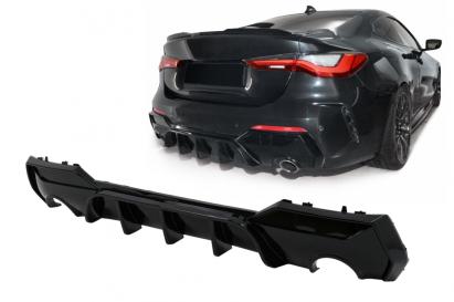 Difuzor Bara Spate BMW 4 Series G22 G23 M Sport (2020-up) Negru Lucios