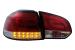 Stopuri LED VW Golf 6 VI Hatchback (2008-2013) Rosu Clar
