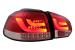 Stopuri LED VW Golf 6 VI Hatchback (2008-2013) Rosu Clar