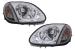 Faruri crom Mercedes SLK R170 1996-2004 pentru volan stanga