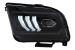 Faruri Full LED Ford Mustang V Pre-Facelift (2005-2009) Negru cu Semnal Dinamic Secvential