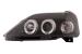 Faruri LED Angel Eyes Dacia Logan (2004-2008) Negru