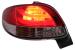 Stopuri Peugeot 206 HatchBack 3/5 usi (1998-2004) Rosu & Alb