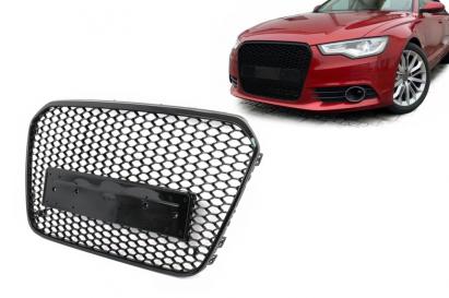 Grila Centrala Audi A6 C7 4G (2011-2014) Negru Lucios
