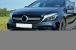 Lip bara fata Mercedes A-Class W176 AMG Facelift 2015-2018 negru lucios