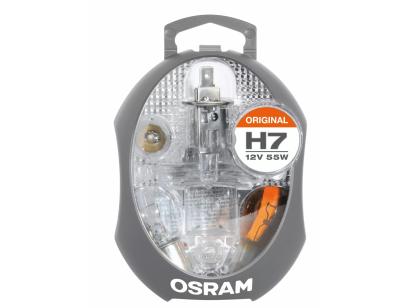 Trusa Lampi de Rezerva OSRAM 6 Bucati H7 P21W PY21W P21/5W R5W W5W Set de Lampi Auto