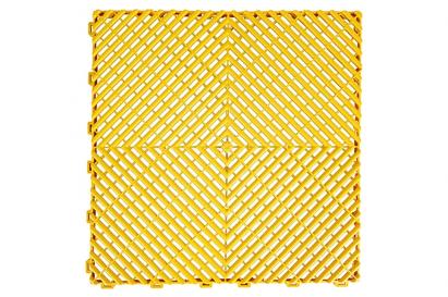 Pardoseala Modulara Ventilata pentru Garaj Depozit Galben