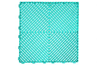 Pardoseala Modulara Ventilata pentru Garaj Depozit Turcoaz