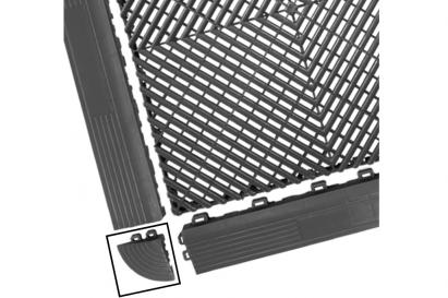 Colt Pardoseala Modulara Ventilata pentru Garaj Depozit Gri Inchis