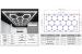 Sistem de iluminare plafon hexagonal LED Honeycomb 4,33 x 2,28 m
