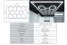 Sistem de Iluminare Plafon Hexagon / HoneyComb 4.02 x 2.91 m
