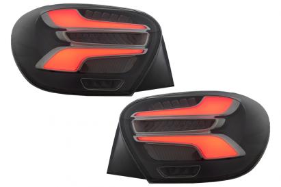 Stopuri LED Mercedes A-Class W176 (2013-08.2015) Facelift Design Fumurii cu Semnal Dinamic